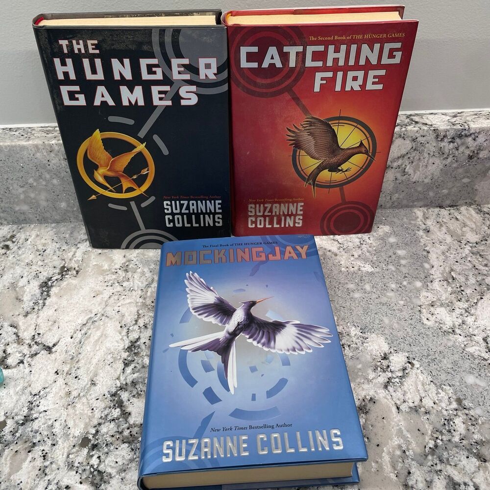 The Hunger Games Trilogy Hardcover Set Book 1-3 Suzanne Collins Scholastic 1st